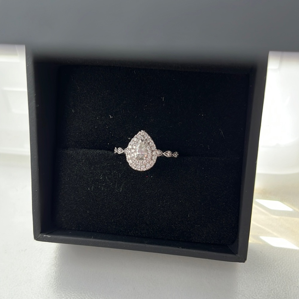 Pear Shaped Engagement Ring